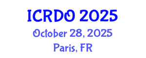 International Conference on Restorative Dentistry and Orthodontics (ICRDO) October 28, 2025 - Paris, France