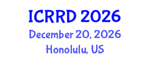 International Conference on Retinoblastoma and Retinal Disorders (ICRRD) December 20, 2026 - Honolulu, United States International Conference on Retinoblastoma and Retinal Disorders (ICRRD) December 20, 2026 - Honolulu, United States