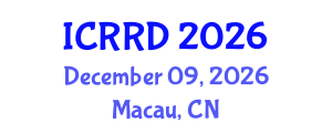 International Conference on Retinoblastoma and Retinal Disorders (ICRRD) December 09, 2026 - Macau, China International Conference on Retinoblastoma and Retinal Disorders (ICRRD) December 09, 2026 - Macau, China