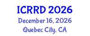 International Conference on Retinoblastoma and Retinal Disorders (ICRRD) December 16, 2026 - Quebec City, Canada International Conference on Retinoblastoma and Retinal Disorders (ICRRD) December 16, 2026 - Quebec City, Canada