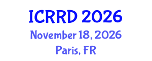 International Conference on Retinoblastoma and Retinal Disorders (ICRRD) November 18, 2026 - Paris, France International Conference on Retinoblastoma and Retinal Disorders (ICRRD) November 18, 2026 - Paris, France
