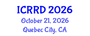 International Conference on Retinoblastoma and Retinal Disorders (ICRRD) October 21, 2026 - Quebec City, Canada International Conference on Retinoblastoma and Retinal Disorders (ICRRD) October 21, 2026 - Quebec City, Canada