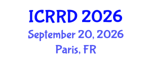 International Conference on Retinoblastoma and Retinal Disorders (ICRRD) September 20, 2026 - Paris, France International Conference on Retinoblastoma and Retinal Disorders (ICRRD) September 20, 2026 - Paris, France