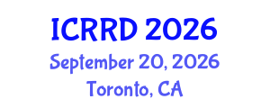 International Conference on Retinoblastoma and Retinal Disorders (ICRRD) September 20, 2026 - Toronto, Canada International Conference on Retinoblastoma and Retinal Disorders (ICRRD) September 20, 2026 - Toronto, Canada