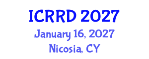 International Conference on Retinoblastoma and Retinal Disorders (ICRRD) January 16, 2027 - Nicosia, Cyprus International Conference on Retinoblastoma and Retinal Disorders (ICRRD) January 16, 2027 - Nicosia, Cyprus