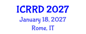 International Conference on Retinoblastoma and Retinal Disorders (ICRRD) January 18, 2027 - Rome, Italy International Conference on Retinoblastoma and Retinal Disorders (ICRRD) January 18, 2027 - Rome, Italy
