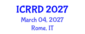 International Conference on Retinoblastoma and Retinal Disorders (ICRRD) March 04, 2027 - Rome, Italy International Conference on Retinoblastoma and Retinal Disorders (ICRRD) March 04, 2027 - Rome, Italy