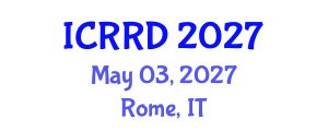 International Conference on Retinoblastoma and Retinal Disorders (ICRRD) May 03, 2027 - Rome, Italy International Conference on Retinoblastoma and Retinal Disorders (ICRRD) May 03, 2027 - Rome, Italy