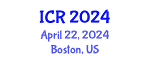 International Conference on Rheology (ICR) April 22, 2024 - Boston, United States