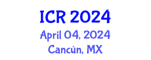 International Conference on Rheology (ICR) April 04, 2024 - Cancún, Mexico
