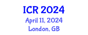 International Conference on Rheology (ICR) April 11, 2024 - London, United Kingdom