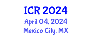 International Conference on Rheology (ICR) April 04, 2024 - Mexico City, Mexico