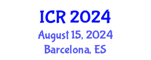 International Conference on Rheology (ICR) August 15, 2024 - Barcelona, Spain