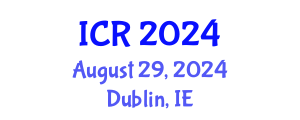 International Conference on Rheology (ICR) August 29, 2024 - Dublin, Ireland