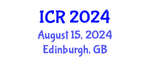 International Conference on Rheology (ICR) August 15, 2024 - Edinburgh, United Kingdom
