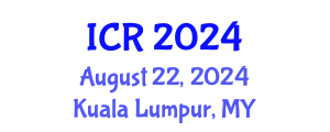 International Conference on Rheology (ICR) August 22, 2024 - Kuala Lumpur, Malaysia