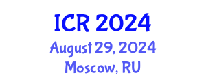 International Conference on Rheology (ICR) August 29, 2024 - Moscow, Russia