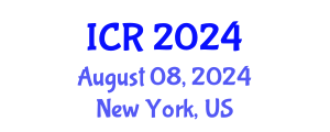 International Conference on Rheology (ICR) August 08, 2024 - New York, United States