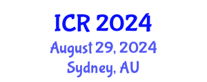 International Conference on Rheology (ICR) August 29, 2024 - Sydney, Australia