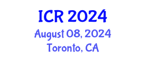 International Conference on Rheology (ICR) August 08, 2024 - Toronto, Canada