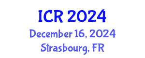 International Conference on Rheology (ICR) December 16, 2024 - Strasbourg, France