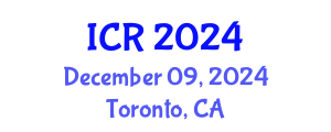 International Conference on Rheology (ICR) December 09, 2024 - Toronto, Canada