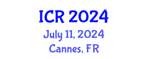 International Conference on Rheology (ICR) July 11, 2024 - Cannes, France