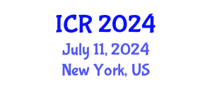 International Conference on Rheology (ICR) July 11, 2024 - New York, United States