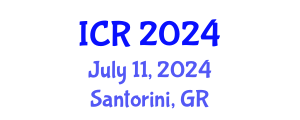 International Conference on Rheology (ICR) July 11, 2024 - Santorini, Greece