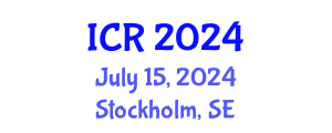 International Conference on Rheology (ICR) July 15, 2024 - Stockholm, Sweden