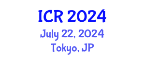 International Conference on Rheology (ICR) July 22, 2024 - Tokyo, Japan
