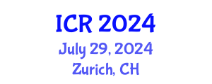 International Conference on Rheology (ICR) July 29, 2024 - Zurich, Switzerland