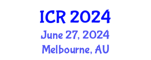 International Conference on Rheology (ICR) June 27, 2024 - Melbourne, Australia