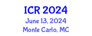 International Conference on Rheology (ICR) June 13, 2024 - Monte Carlo, Monaco