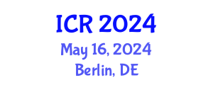 International Conference on Rheology (ICR) May 16, 2024 - Berlin, Germany