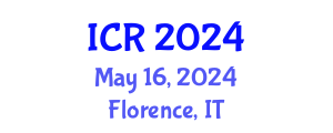 International Conference on Rheology (ICR) May 16, 2024 - Florence, Italy