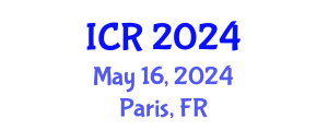 International Conference on Rheology (ICR) May 16, 2024 - Paris, France