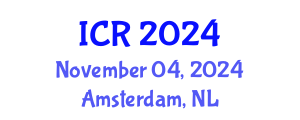 International Conference on Rheology (ICR) November 04, 2024 - Amsterdam, Netherlands