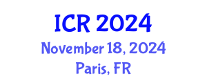 International Conference on Rheology (ICR) November 18, 2024 - Paris, France