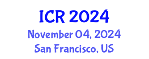 International Conference on Rheology (ICR) November 04, 2024 - San Francisco, United States