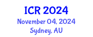 International Conference on Rheology (ICR) November 04, 2024 - Sydney, Australia