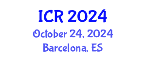 International Conference on Rheology (ICR) October 24, 2024 - Barcelona, Spain