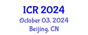 International Conference on Rheology (ICR) October 03, 2024 - Beijing, China