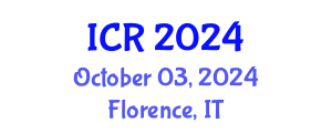 International Conference on Rheology (ICR) October 03, 2024 - Florence, Italy