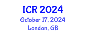 International Conference on Rheology (ICR) October 17, 2024 - London, United Kingdom