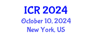 International Conference on Rheology (ICR) October 10, 2024 - New York, United States