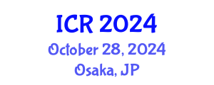 International Conference on Rheology (ICR) October 28, 2024 - Osaka, Japan