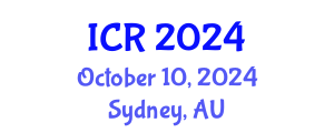 International Conference on Rheology (ICR) October 10, 2024 - Sydney, Australia