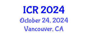 International Conference on Rheology (ICR) October 24, 2024 - Vancouver, Canada