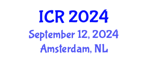 International Conference on Rheology (ICR) September 12, 2024 - Amsterdam, Netherlands